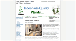 Desktop Screenshot of indoor-air-quality-plants.com